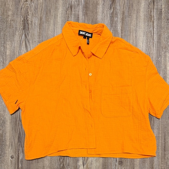 Dkny Tops - DKNY Orange Women's Top